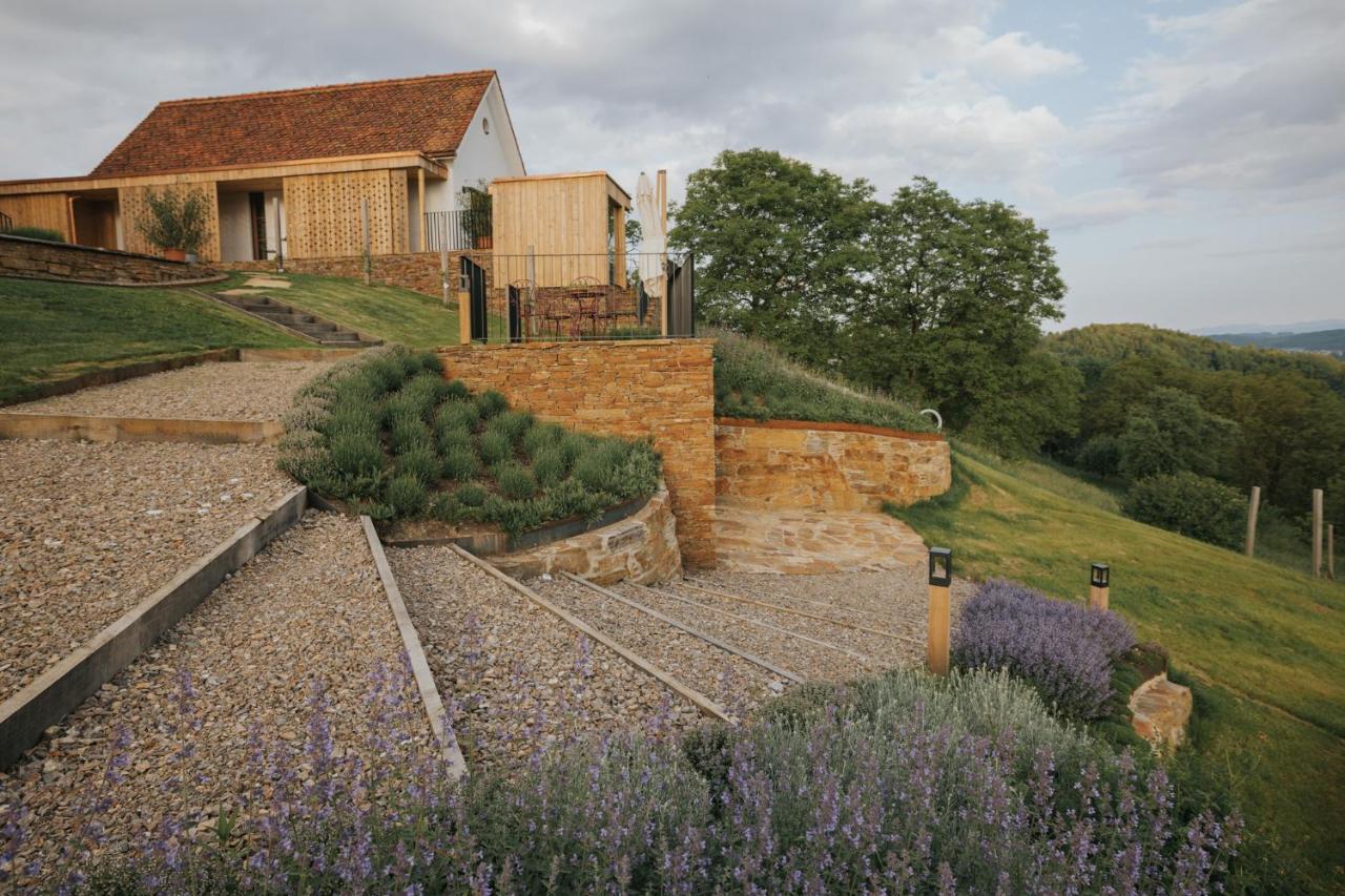 Am Wildbachberg - Luxus Ferienhaeuser Mit Infinitypool, Privatsauna Und Weinkeller Deutschlandsberg Exterior foto